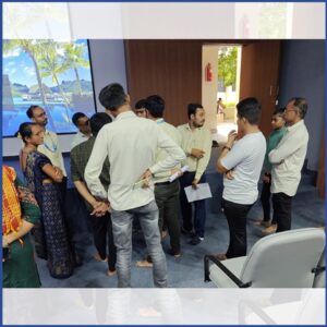 Students and parents sharing insights at Dr Subhash University’s Samvaad, reinforcing its reputation as the best private university in Junagadh.