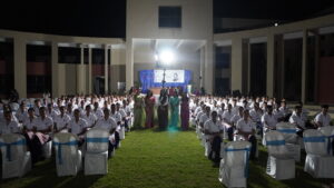 Nursing education, lamp lighting ceremony, oath-taking ceremony, Dr. Subhash Institute of Nursing, best private university in Gujarat, Dr. Subhash University, nursing profession, nursing students, healthcare education, medical training, Florence Nightingale, nursing career, patient care, hospital internships, clinical rotations, community health programs, ethical nursing practice, compassionate healthcare, nursing excellence, healthcare industry, future nurses
