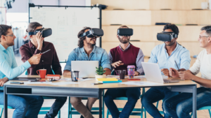 AR in education, VR in education, immersive learning, augmented reality, virtual reality, Dr. Subhash University, best private university in Gujarat, future of education, interactive learning, tech-enabled classrooms, AR VR labs, experiential learning, virtual simulations, educational innovation, immersive technology, 3D learning, VR training, AR-based learning tools, education technology, digital learning environment, gamified assessments, virtual collaboration, skill development through VR, AR VR in higher education