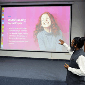 digital learning seminar Junagadh, Scroll with a Goal Dr. Subhash University, best private university in Gujarat, digital education for students, social media in education, academic use of Instagram and YouTube, purposeful scrolling tips, smart social media habits for students, Topclues Solutions seminar, integrating digital habits in learning, social media seminar in Gujarat colleges, using LinkedIn for student growth, educational content on social media, microlearning through reels, online study tips for students, how to use YouTube for learning, student digital branding tips, mindful social media use, neuroscience of social media habits, academic success with digital tools, seminars for Arts and Science students Gujarat, modern education trends Gujarat, innovative learning strategies in universities