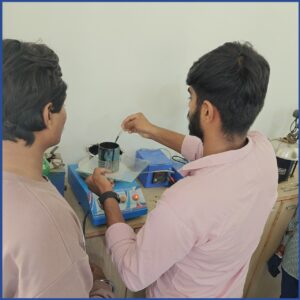 highway engineering materials, civil engineering training Gujarat, road construction materials, practical training for civil engineers, aggregate impact test, bitumen testing, Los Angeles abrasion test, sustainable road materials, B.Tech Civil Engineering Junagadh, civil engineering colleges in Gujarat, Dr. Subhash University, best private university in Gujarat, real-world engineering education, highway material testing, engineering lab training, construction material properties, civil engineering curriculum India, hands-on engineering sessions, engineering with sustainability, industry-relevant civil education