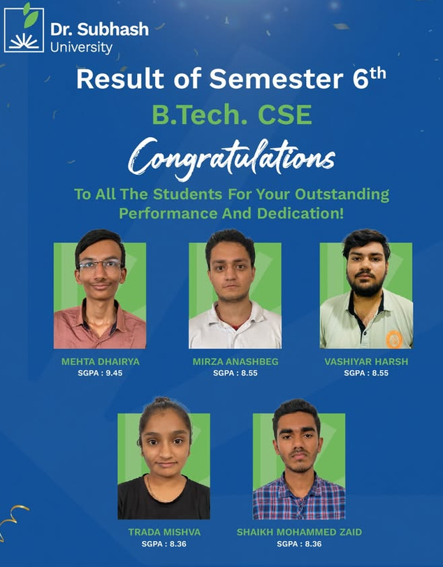 btech exam result