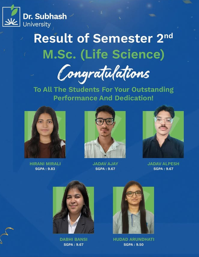 dsu msc life scinece
