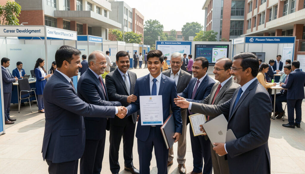 Celebrating Placement Success 1 dsu junagadh a highly realistic univer DBMGMRQpcl