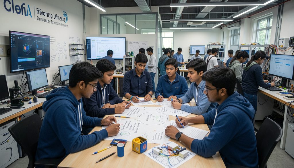 Turning Campus Ideas Into Ventures 1 dsu junagadh a realistic scene of indi gO9GANWSXO