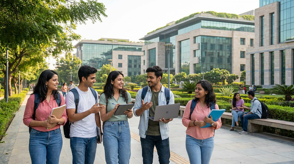 A Campus Designed for Growing Minds 1 university students collaboration and friendship