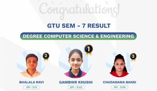 Dr. Subhash University, DSU, Computer Science & Engineering, CSE, Semester 7, GTU Results, top rankers, future tech leaders, problem-solving skills, technology innovators, best private university in Gujarat, coding, programming, IT industry, hands-on learning, industry-relevant training, research-driven curriculum, practical exposure, expert faculty, real-world projects, internships, digital world, academic excellence