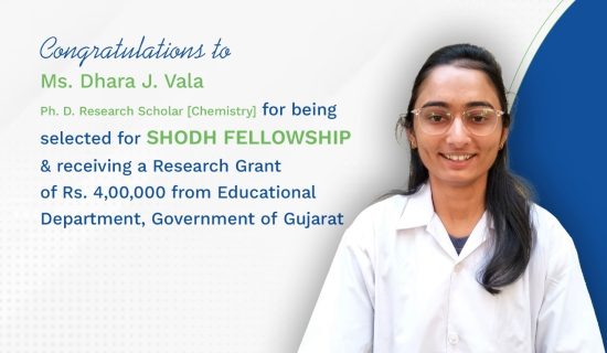 SHODH Fellowship, DSU research scholars, Ph.D. scholarship, research grant Gujarat, Education Department Gujarat, Chemistry research, English research, DSU academic excellence, best private university in Gujarat, Dr. Subhash University, research innovation, Ph.D. funding, Gujarat research fellowship, higher education Gujarat, Ph.D. scholars, research opportunities, academic achievements, university research support, DSU research ecosystem, research excellence