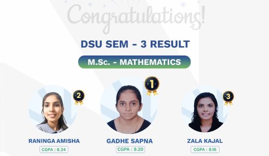 DSU M.Sc. Mathematics, M.Sc. Mathematics achievers, Dr. Subhash University, best private university in Gujarat, mathematics success, DSU academic excellence, mathematics toppers, logical reasoning skills, problem-solving in mathematics, M.Sc. Mathematics Semester 3 results, DSU student achievements, mathematics career opportunities, analytical skills development, mathematics education in Gujarat, top mathematics students, DSU education standards, university ranking in Gujarat, higher education in mathematics, mathematics CGPA toppers, DSU bright minds