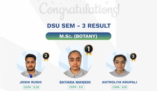 M.Sc. Botany results, Botany excellence, Botany education, best private university in Gujarat, Dr. Subhash University, Botany achievements, top Botany university, Botany CGPA toppers, academic excellence, plant science, environmental studies, scientific research, Botany students, Botany program, future scientists, agricultural advancements, environmental sustainability, life sciences, advanced laboratories, research in Botany