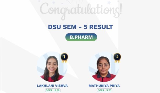 B.Pharm Semester 5 results, pharmacy education, best private university in Gujarat, Dr. Subhash University, pharmacy students, top pharmacy college, pharmacy toppers, pharmaceutical sciences, best pharmacy college in Gujarat, School of Pharmacy, pharmacy career, pharmacy research, pharmacy placements, pharmacy faculty, pharmacy curriculum, pharmacy innovation, pharmaceutical industry, pharmacy laboratory, pharmacy training, pharmacy admissions