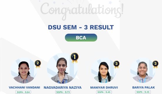 BCA toppers, best private university in Gujarat, Dr. Subhash University, BCA Semester 3 toppers, School of Computer Application, coding success, academic excellence, BCA program, future-ready IT professionals, programming skills, database management, web development, software development, IT education, computer science students, coding achievements, innovation in technology, top BCA students, best BCA college in Gujarat