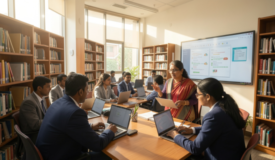 indian-faculty-mentoring-students